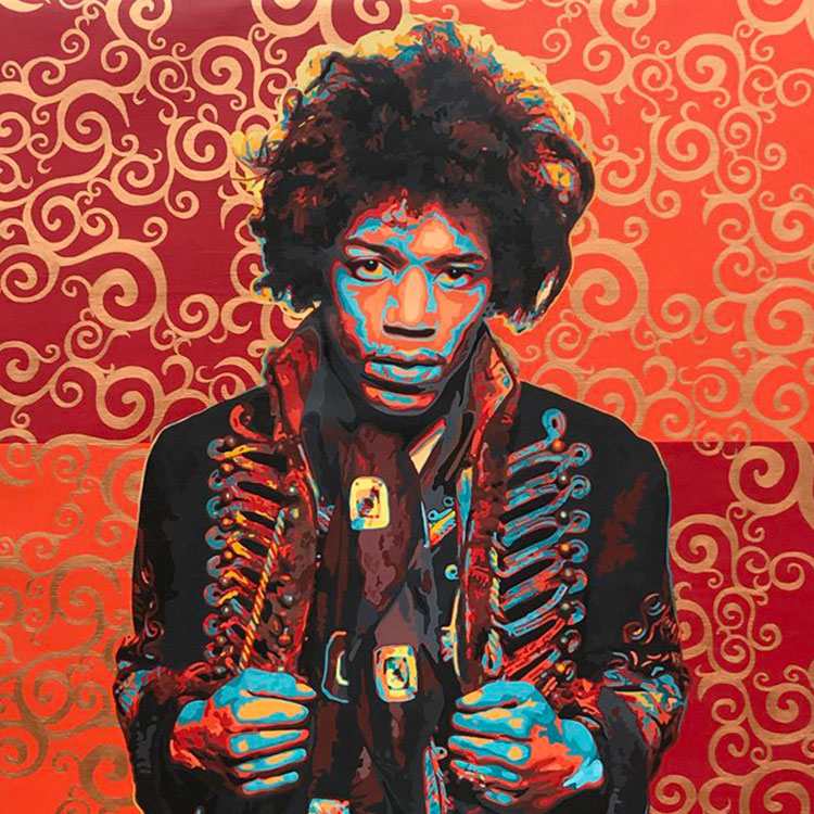 TripleH Painting Hendrix