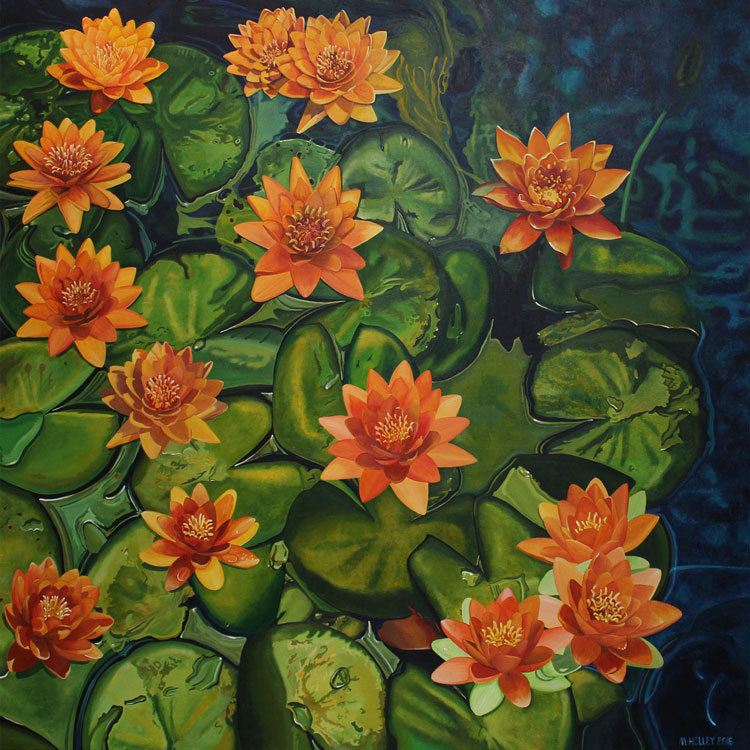 TripleH Painting Lillies